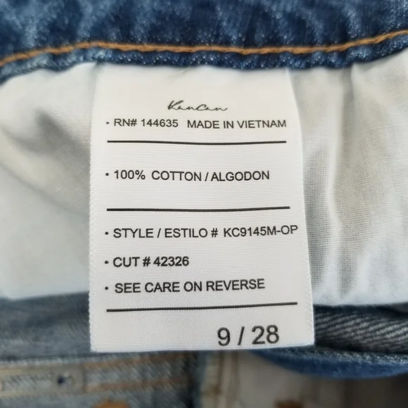 KanCan High Rise Denim Shorts 9/28 NWT - Picture 3 of 7